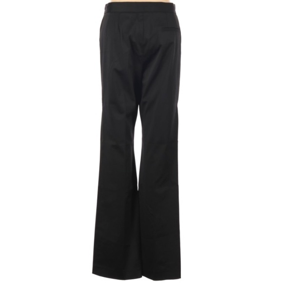 DKNY City Black Sateen Trouser Pants - Picture 2 of 8